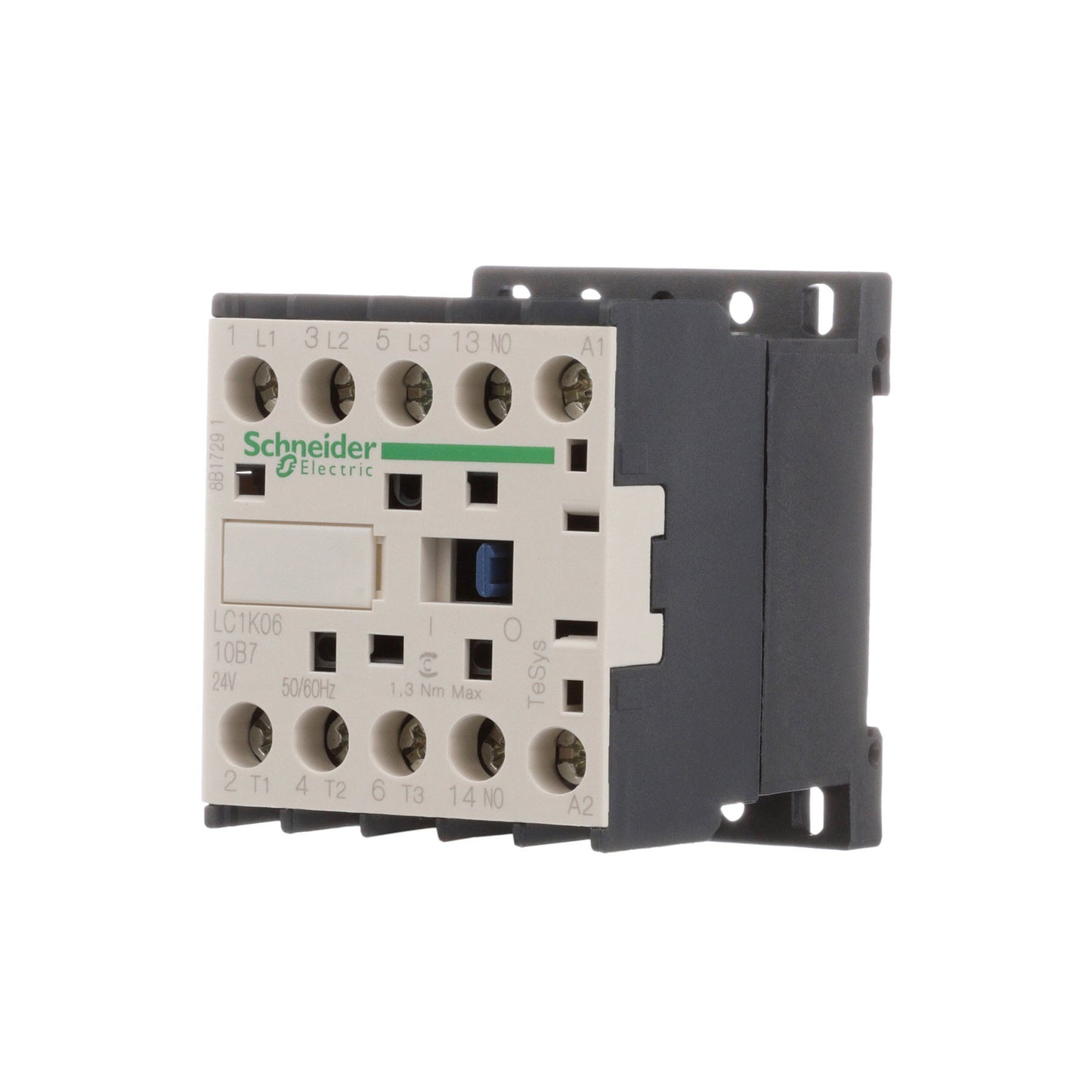 Schneider Electric LC1K0610B7 Contactor | 3P 600V 20A 24V Coil TeSys K