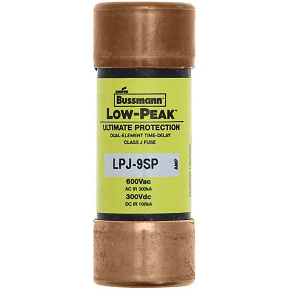 Bussmann LPJ-9SP Low Voltage Fuse | 600V 9A 300kA@600V Low-Peak