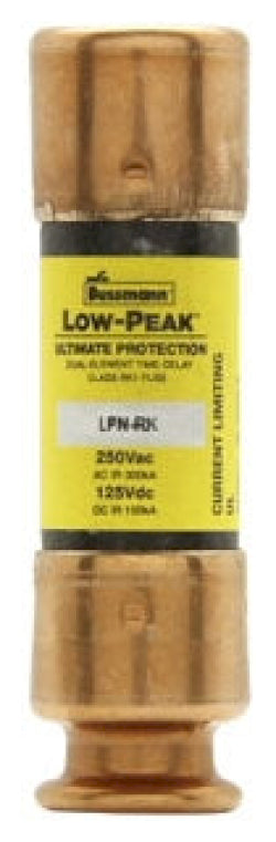 Cooper Bussmann LPN-RK-9SP Low Voltage Low-Peak 250V 9A Fuse - Essential Electric Supply