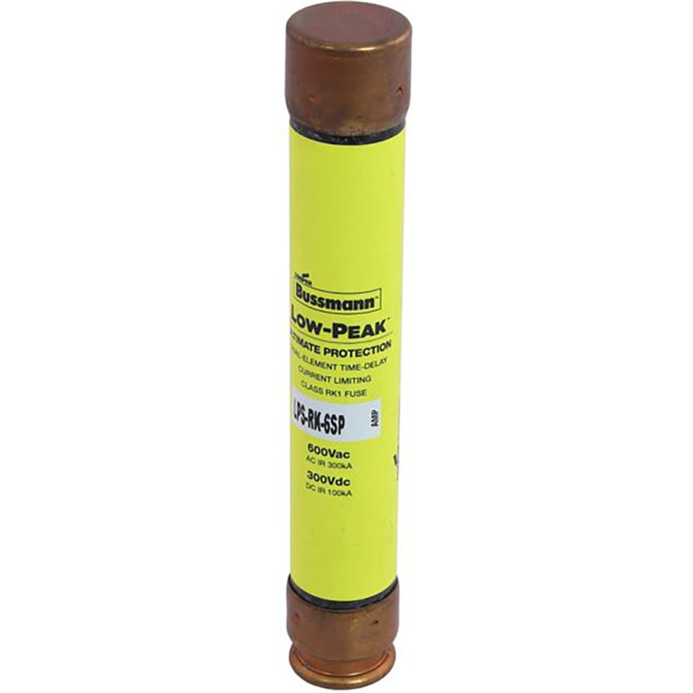 Bussmann LPS-RK-6SP Low Voltage Fuse | 600V 6A 300kA@600V RK1 Low-Peak