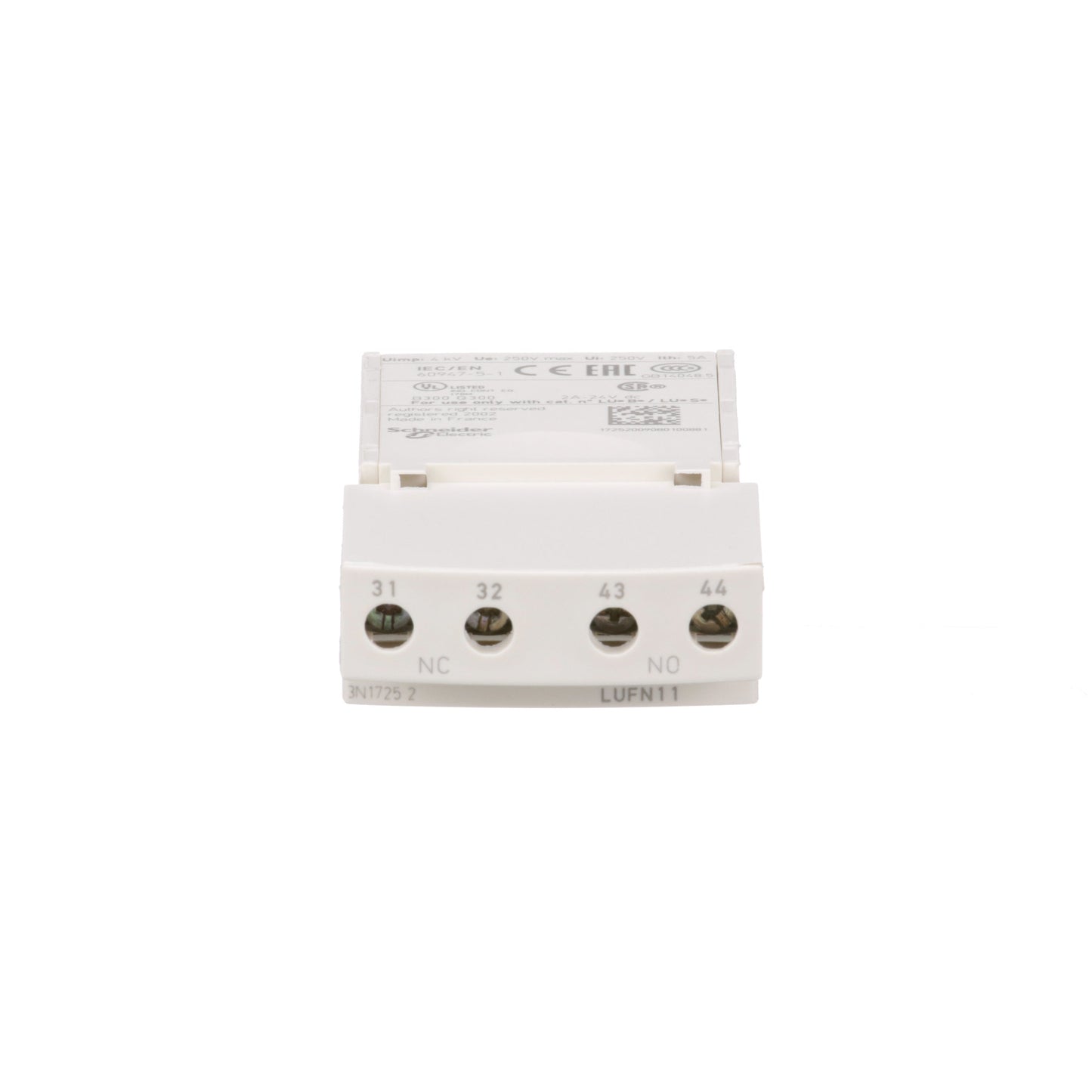 Square D LUFN11 Contactor And Motor Starter Auxiliary | 600V 3-Phase 1NO/1NC 2000A LSHG