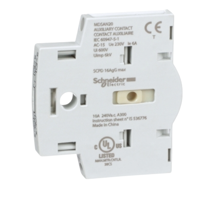 Schneider Electric MDSAN20 Motor Control Auxiliary Contact Module