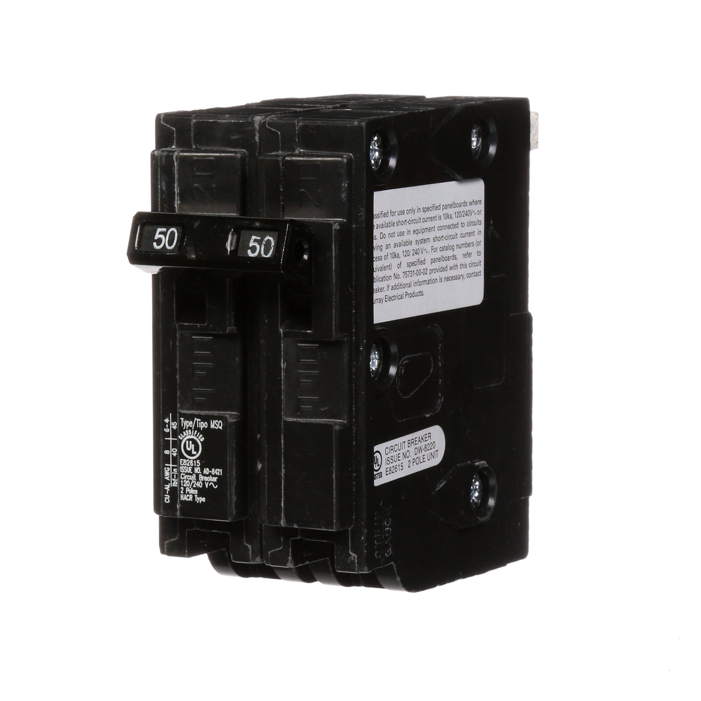 Siemens MQ250 Circuit Breaker | MSQ Series MSQ 240V 50A