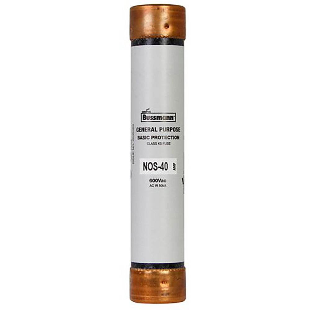 Bussmann NOS-40 Low Voltage Fuse | 600V 40A 50kA@600V NOS Series