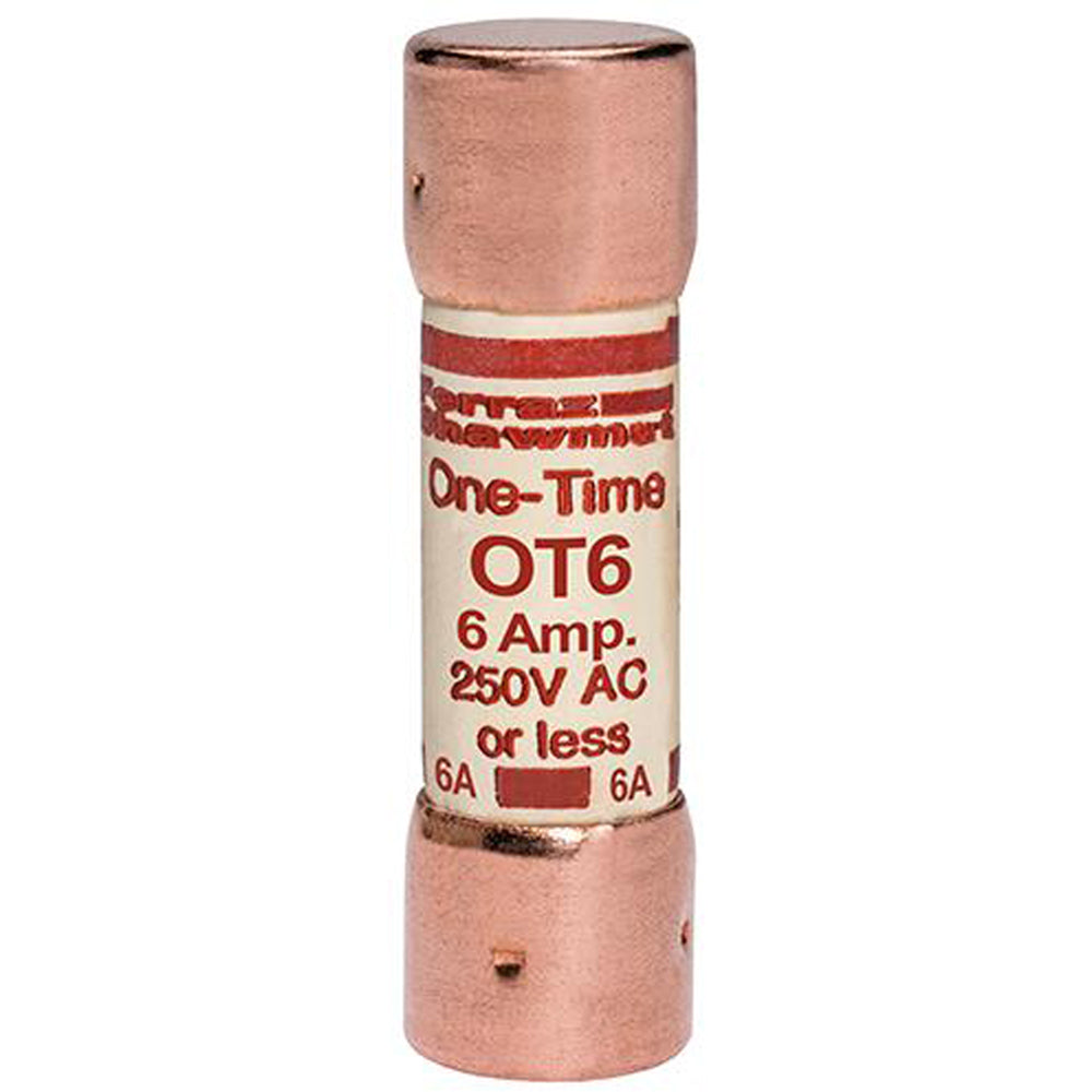 Ferraz Shawmut OT6 Low Voltage Fuse | 250V 6A 50kA@250V K-5 OT Series