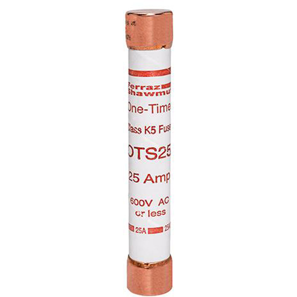 Ferraz Shawmut OTS25 Low Voltage Fuse | 600V 25A 50kA@600V K-5 OTS Series