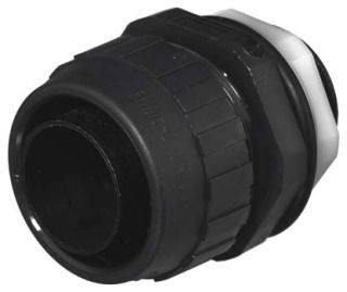 Hubbell P100NBKA Conduit & Fittings | PolyTuff Liquid Tight Connector Non-Metallic Straight Male 1-Inch