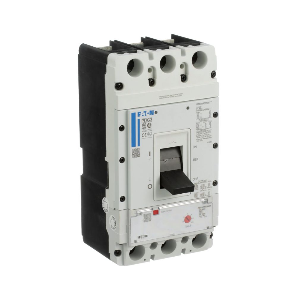 Eaton PDG33F0250TFAJ Circuit Breaker | 600V 250A 3P 25kA@480V Feed-Thru Power Defense Series