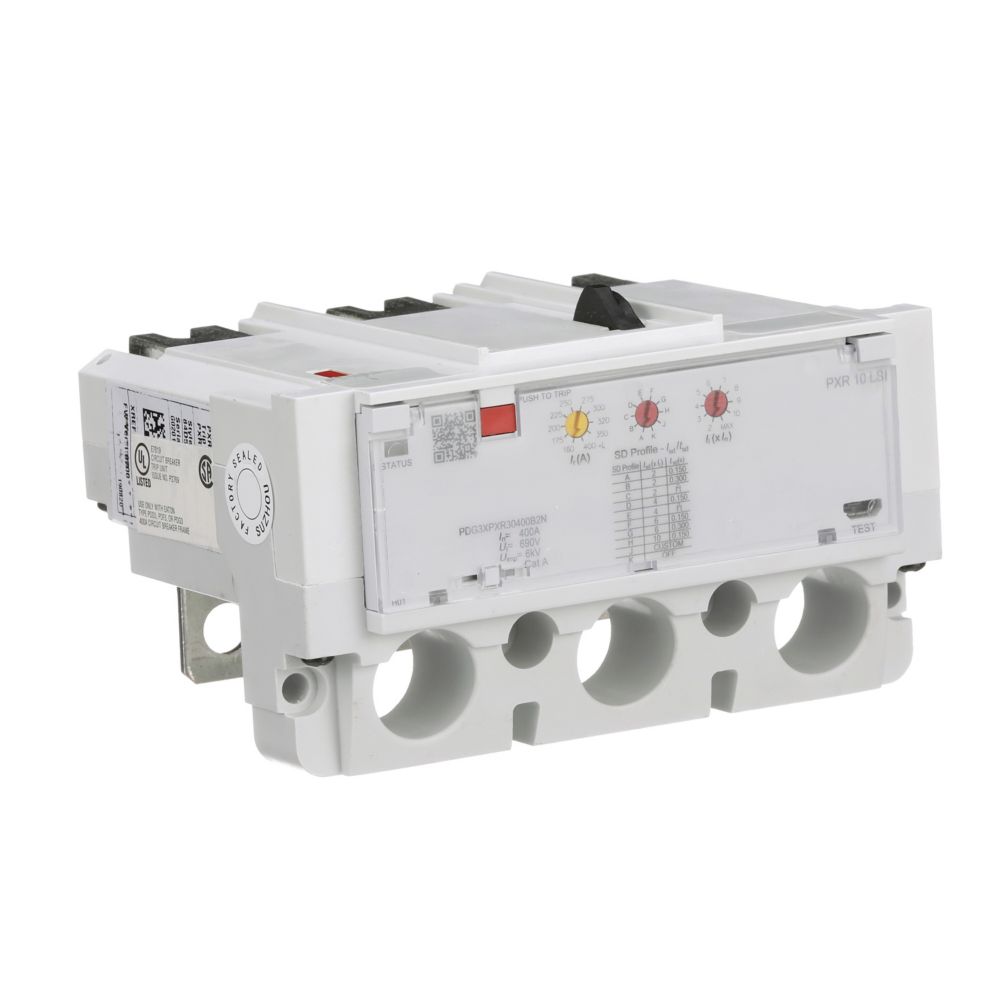 Cutler Hammer PDG3XPXR30400E2N Circuit Breaker | 600V 3 pole 400A LSI Power Defense