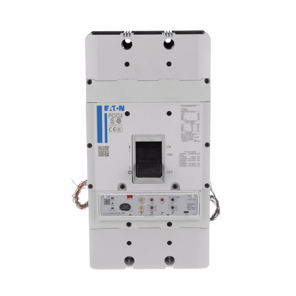 Eaton PDG43M0800E3RN Circuit Breaker | 600V Thermal Magnetic Power Defense Series