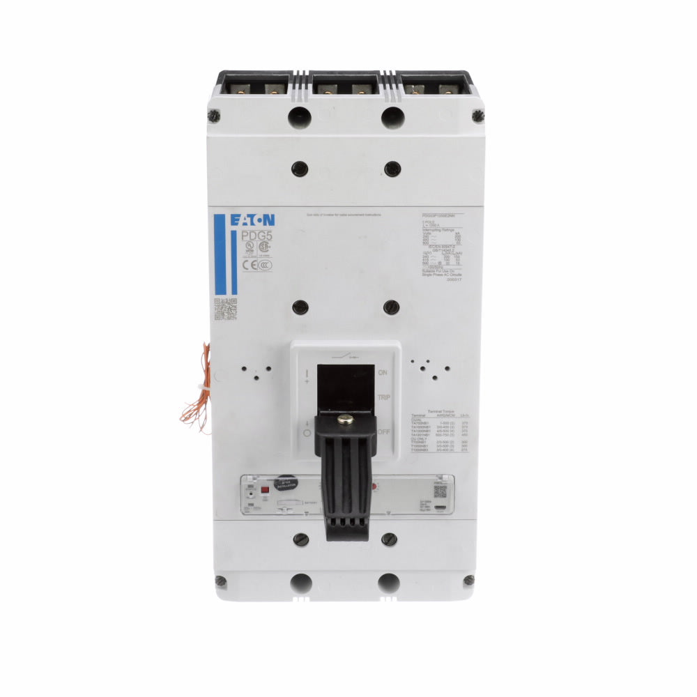 Eaton PDG53M0800E2MN Circuit Breaker | 600V 800A 3P 65kA@480V Bolt-On Power Defense Series