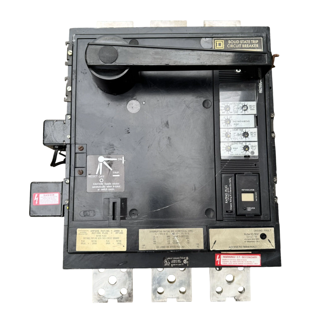 Square D PEF362000LIG Circuit Breaker | 2000A 600V 3P LIG Micrologic PowerPact P-Frame