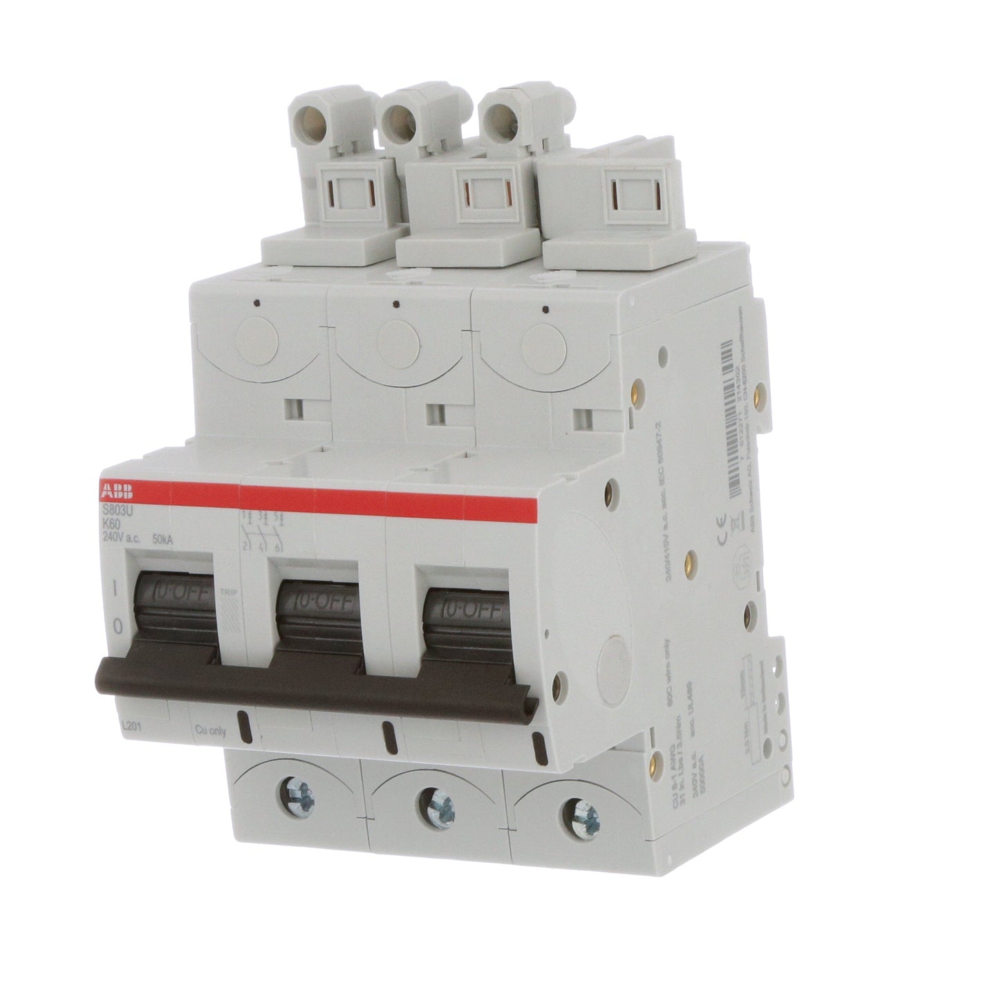 ABB PL703U-K60R Circuit Breaker | 240V 60A 3P 35kA@240V Plug-In ProLine