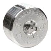 Killark PLUG1 Plug | Zinc-Plated Threaded Insert Hubbell