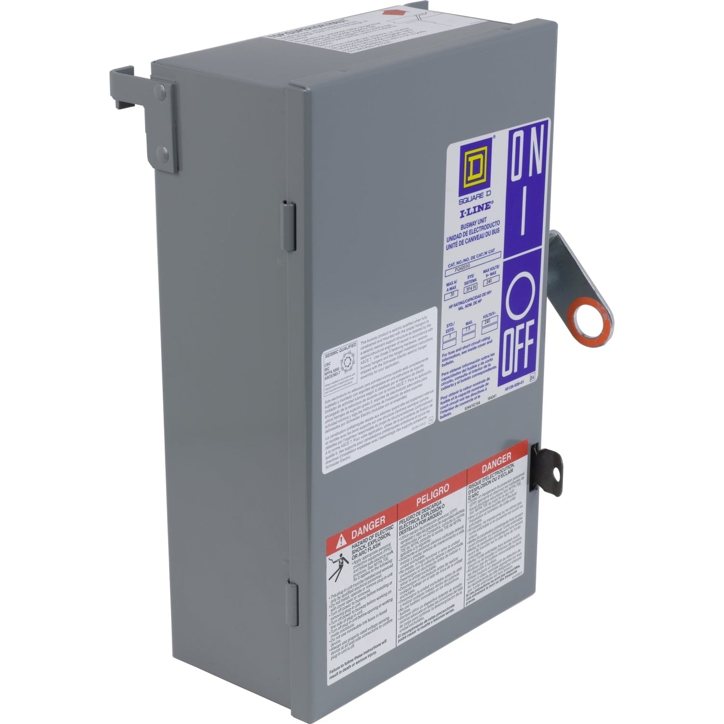 PQ3240GRAW - Square D 400A 240V Fusible Bus Plug - Essential Electric Supply