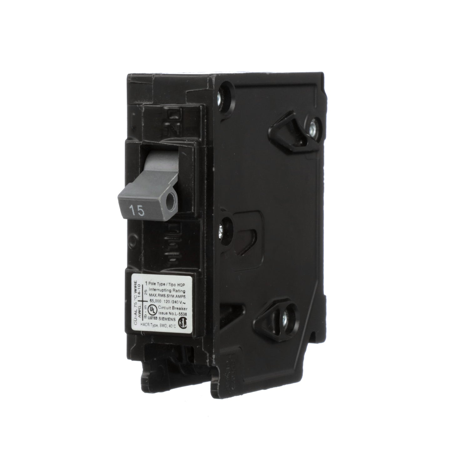 Siemens Q115HH Circuit Breaker | Q Series HQP 120V 15A