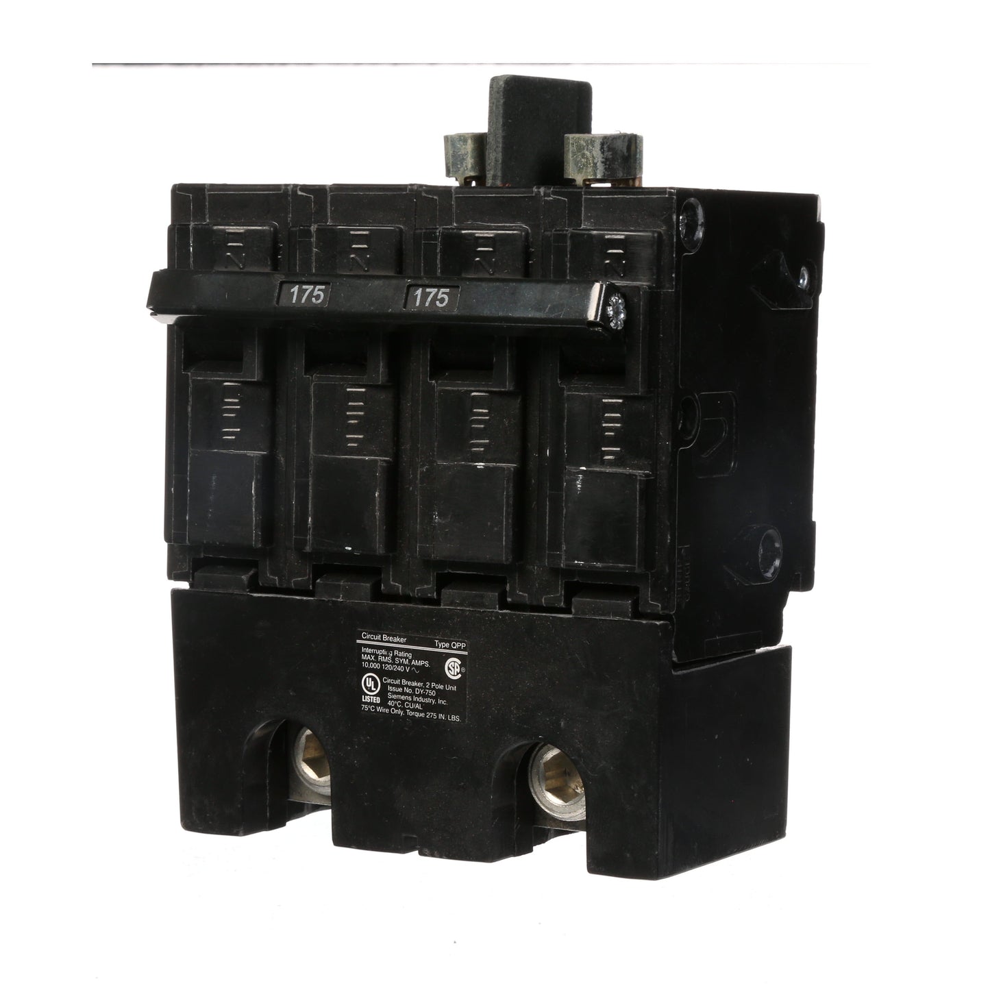 Siemens Q2175B Circuit Breaker | 240V 175A 2 Pole 10kA@240V Plug-In Q Series