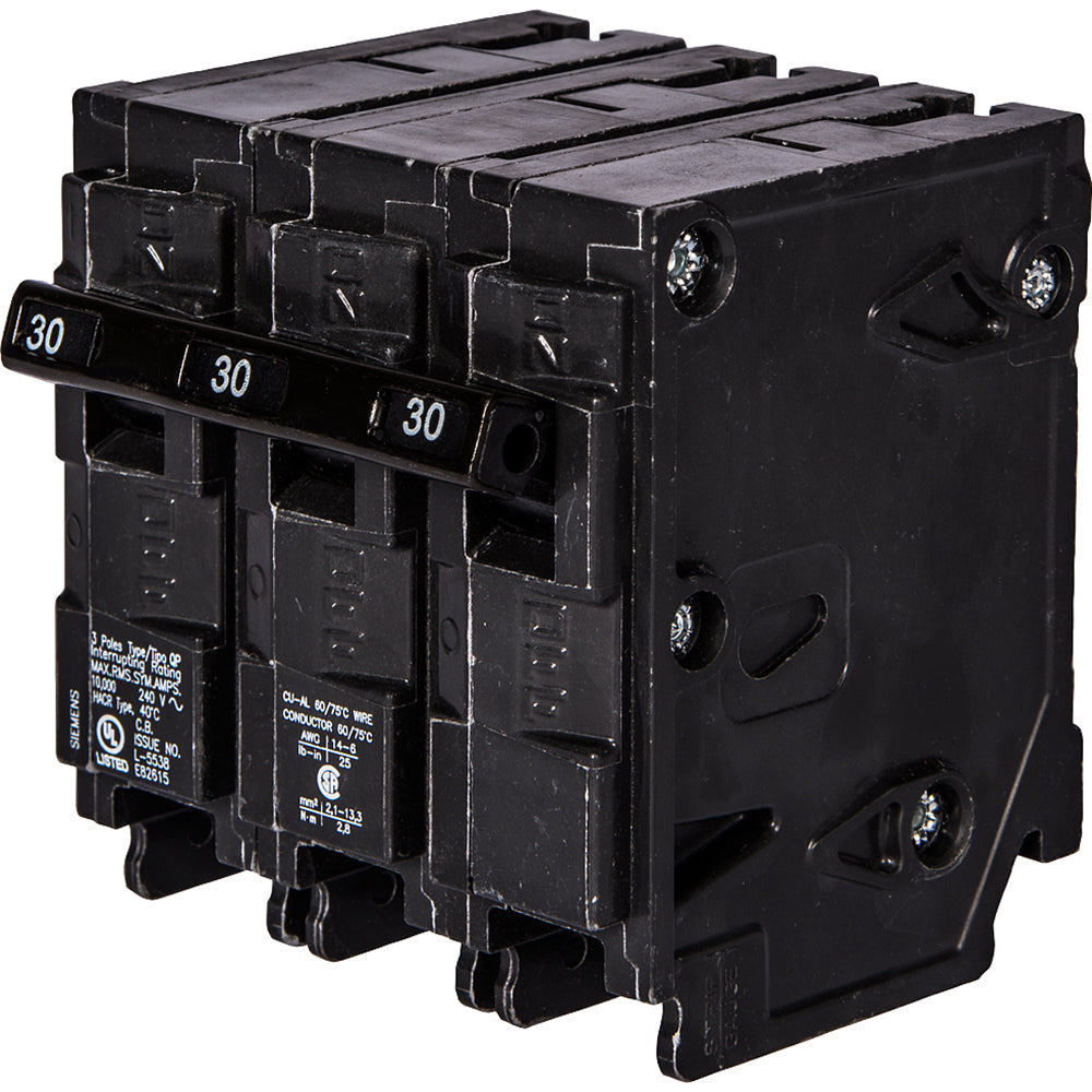 Siemens Q345H Circuit Breaker | 240V 45A 3P 22kA@240V Plug-In Q Series