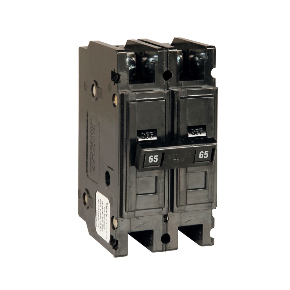 Eaton QC2065 Circuit Breaker | 240V 60A 2P 10kA@240V Quicklag