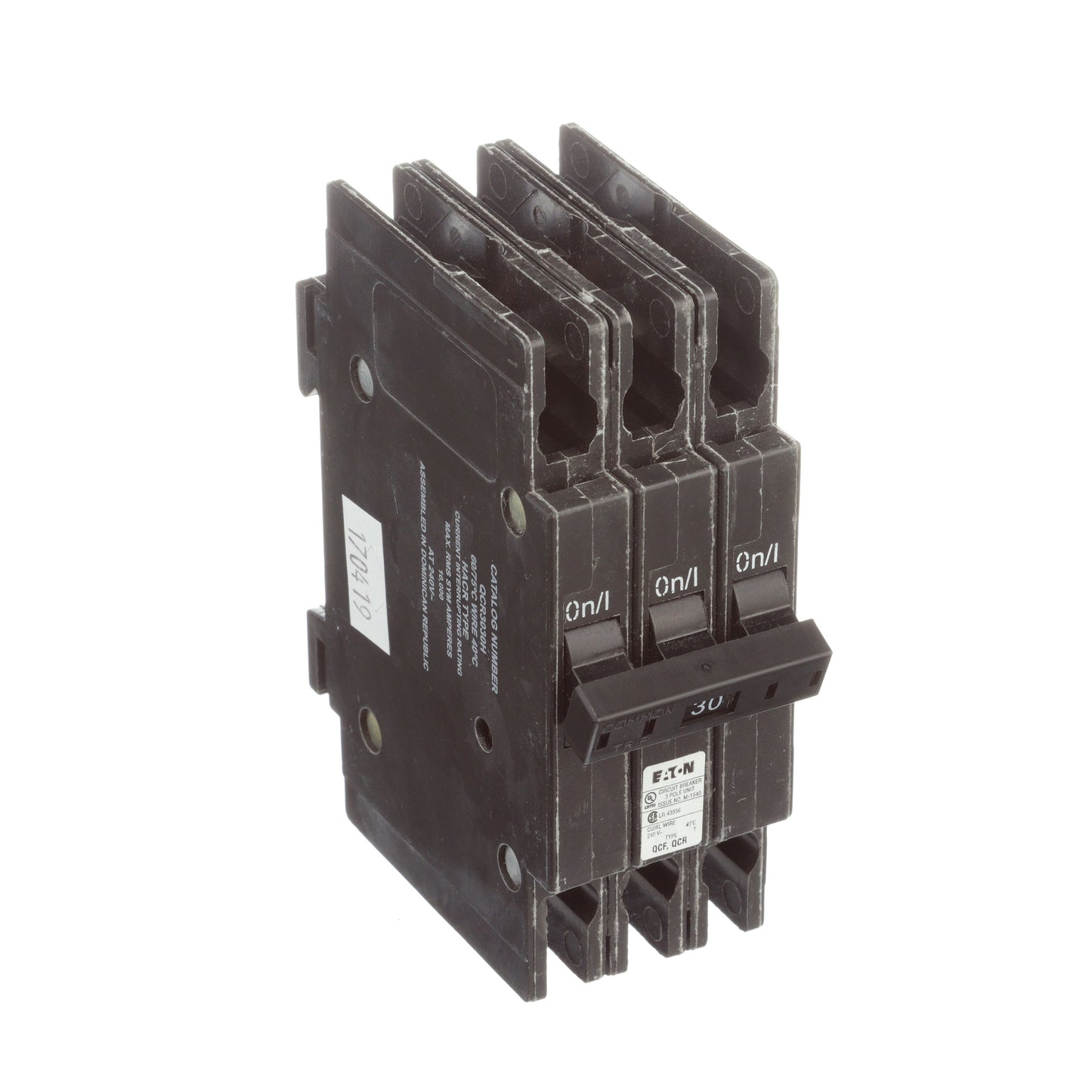 Cutler Hammer QCR3030H Circuit Breaker | QUICKLAG QCR 240V 30A