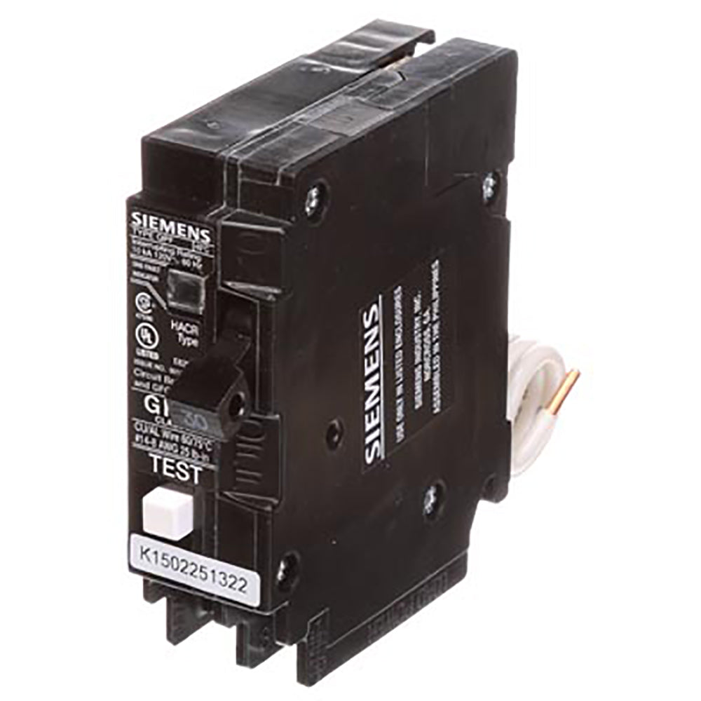 Siemens QF120AWG Circuit Breaker | 120V 20A 1P 10kA@120V Plug-In Q Series