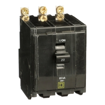 QHB320 - Square D Bolt-On 20 Amp 3 Pole Circuit Breaker - Essential Electric Supply