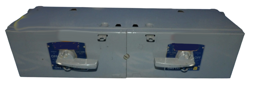 Square D QMB2603T Panel Mount Switch | 600V 30A 1 Phase 2 Pole Fusible QMB Saflex