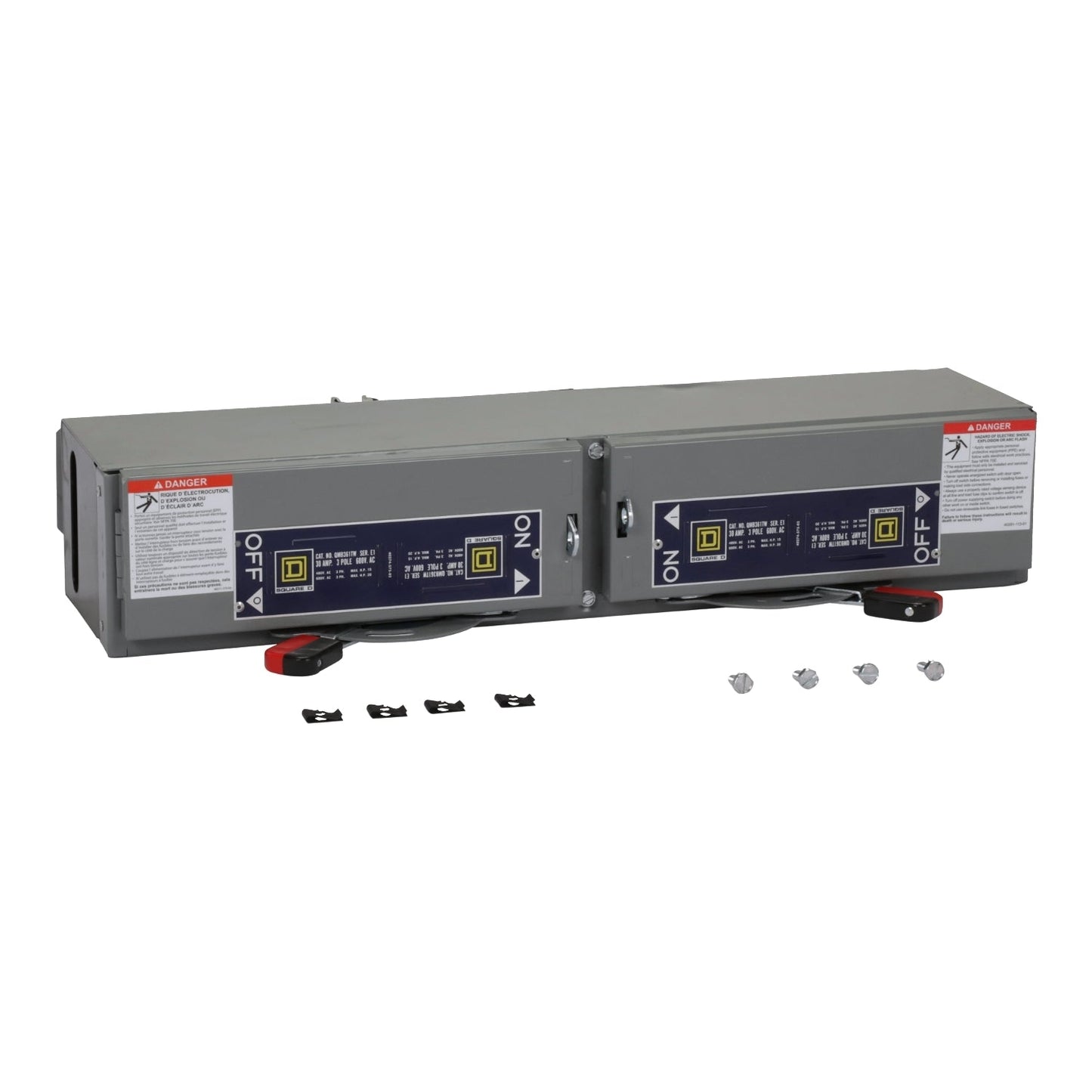 Square D QMB361TW Panel Mount Switch | 600V 30A 3P Fusible QMB Series E1-E2