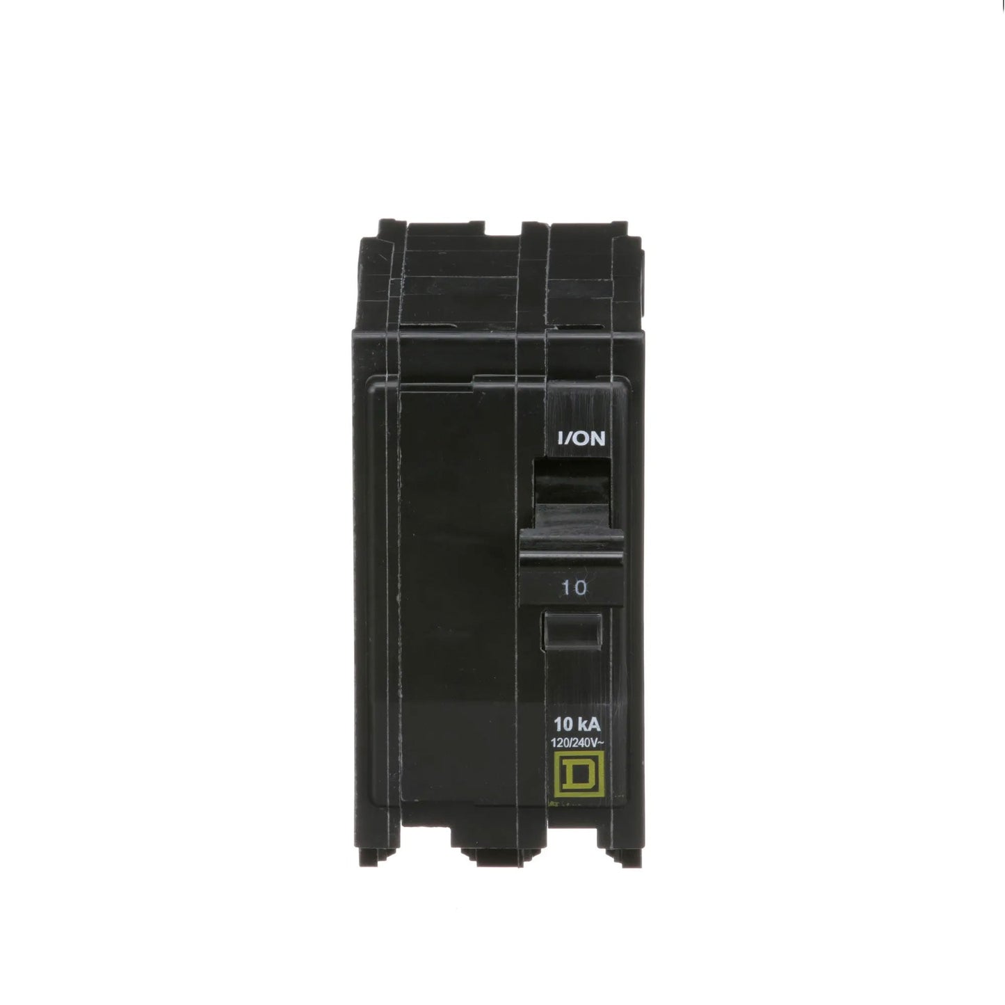 Square D QO210 Circuit Breaker | 120/240V 10A 2P 10kA@240V Plug-In QO Series