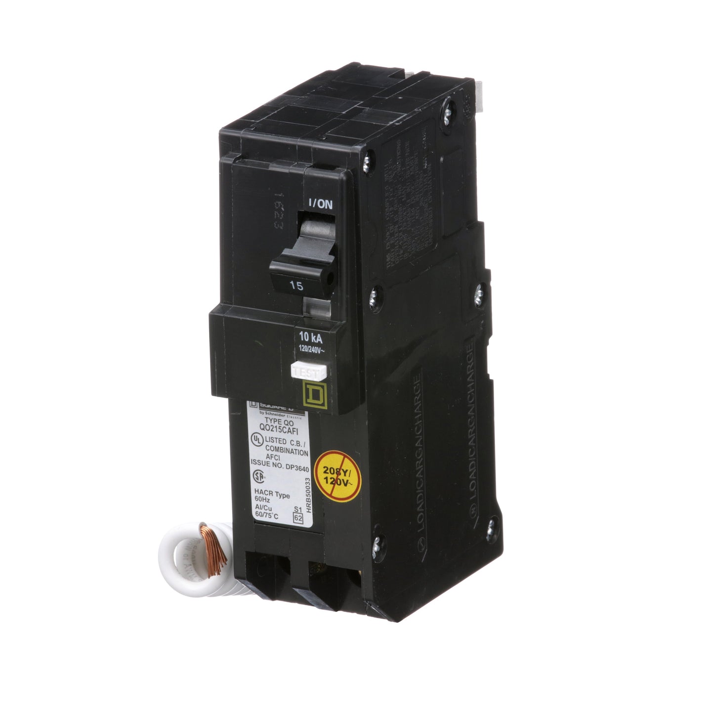 Square D QO215CAFI Circuit Breaker | QO SEries QO 240V 15A
