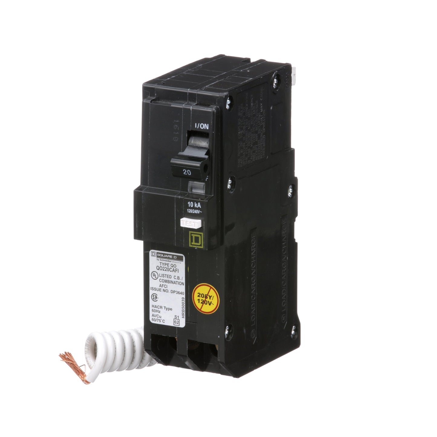 Square D QO220CAFI Circuit Breaker | QO Series QO 240V 20A