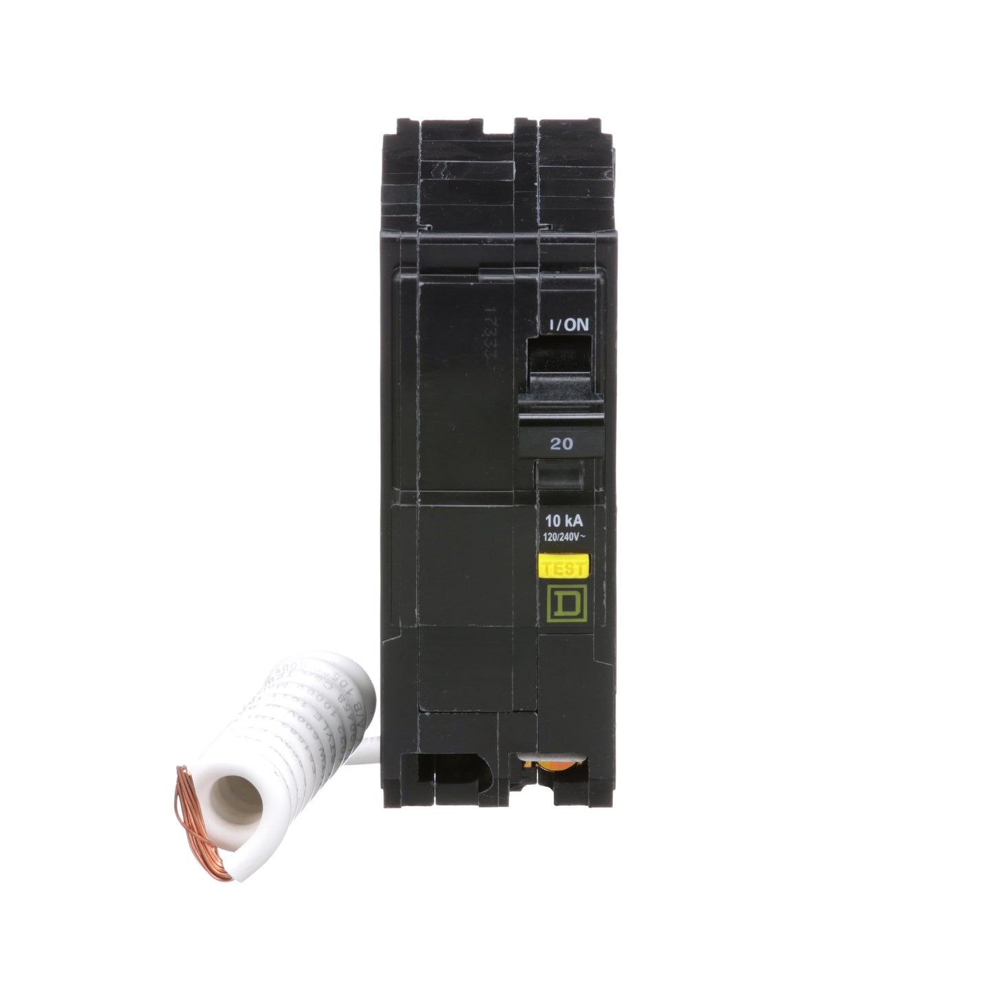 Square D QO220GFI Circuit Breaker 120/240V 20A 2Pole 10kA@120V Plug-In QO Series