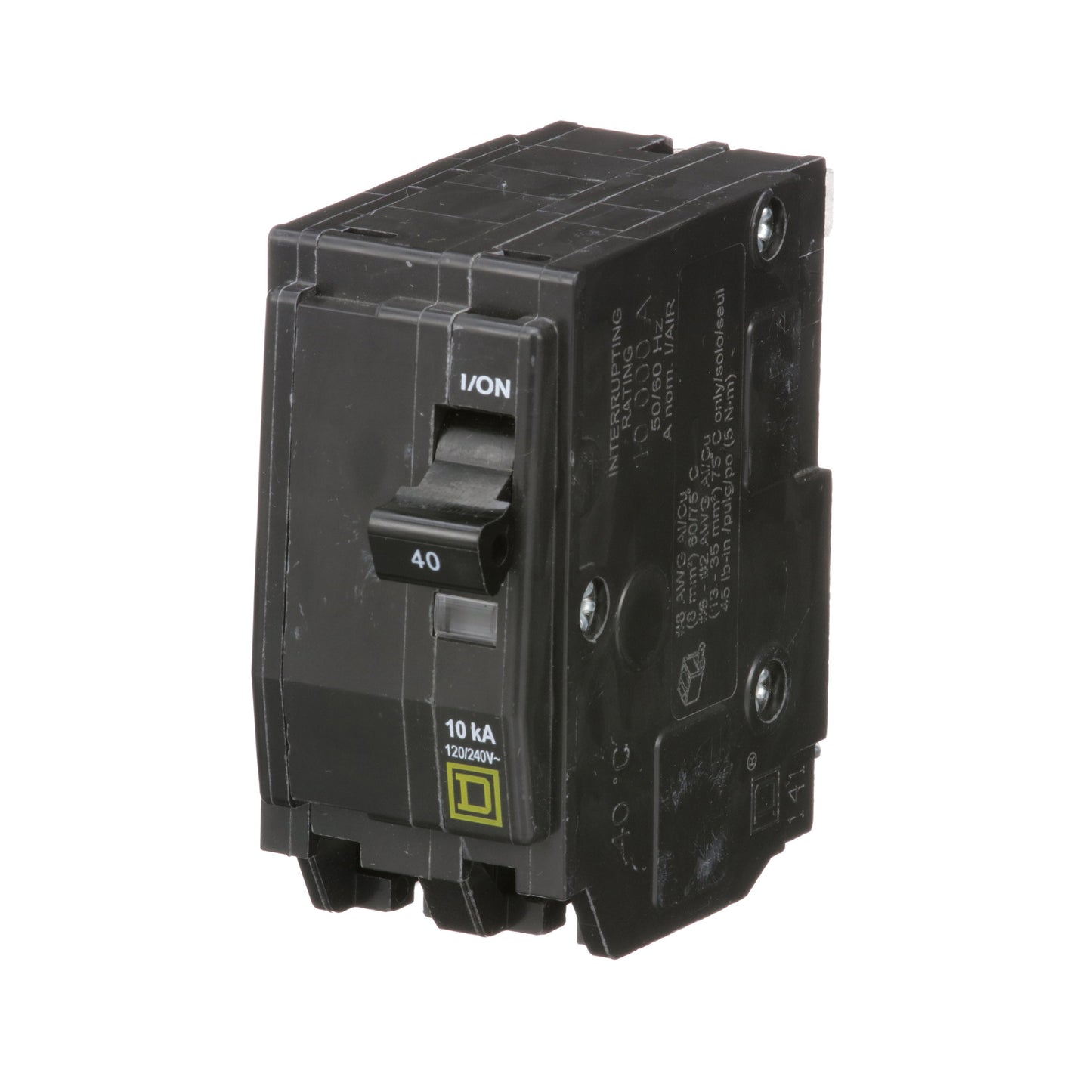 Square D QO240 Circuit Breaker | 120/240V 40A 2P 10kA@240V QO Series