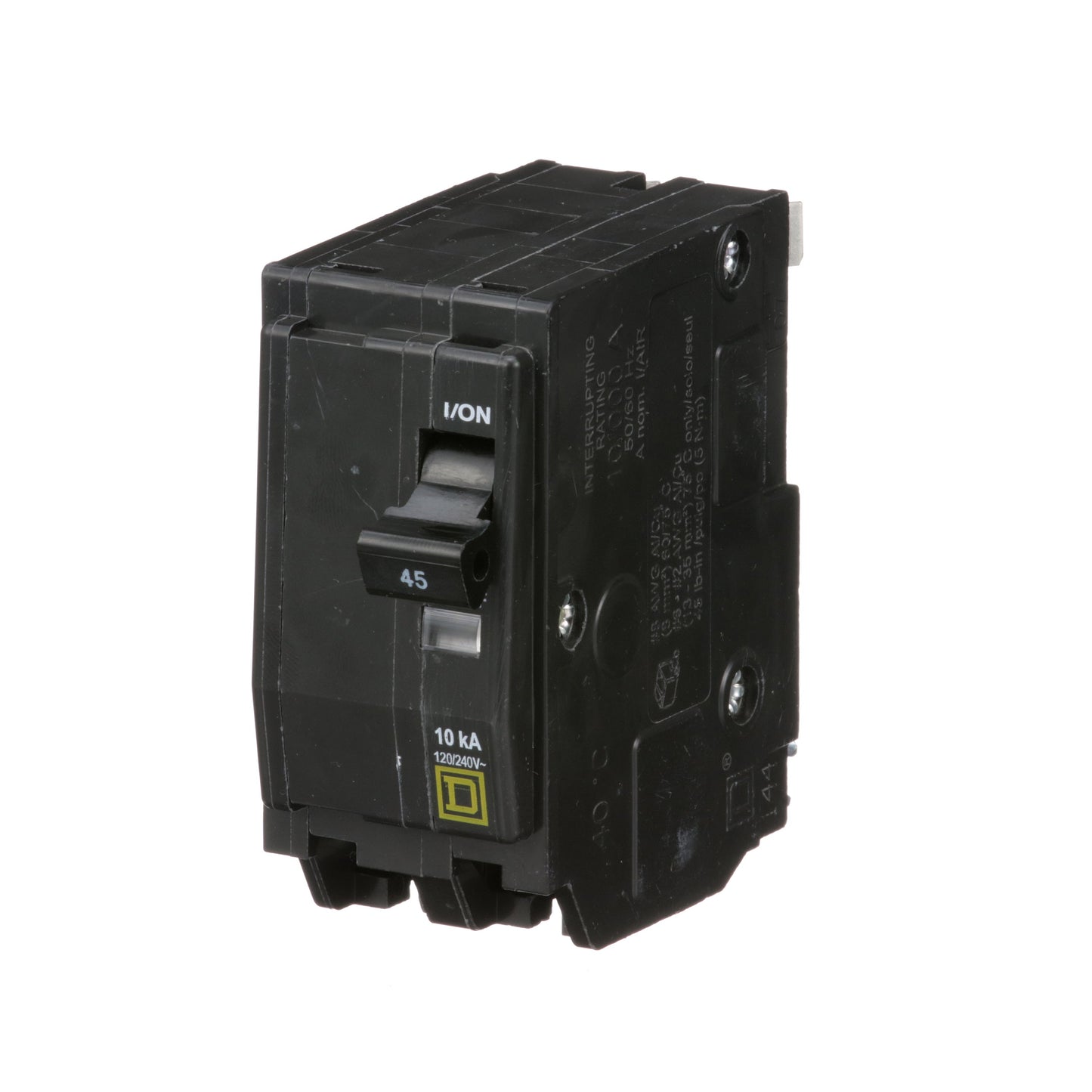 Square D QO245 Circuit Breaker | 120/240V 45A 2P 10kA@240V Plug-In QO Series