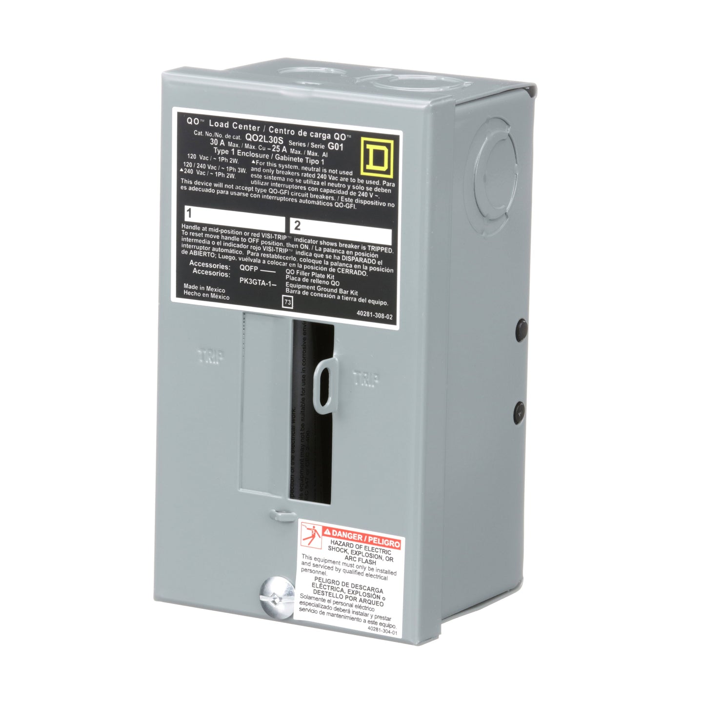 Square D QO2L30S Load Center | 120/240V AC 30A 1-Phase QO Series