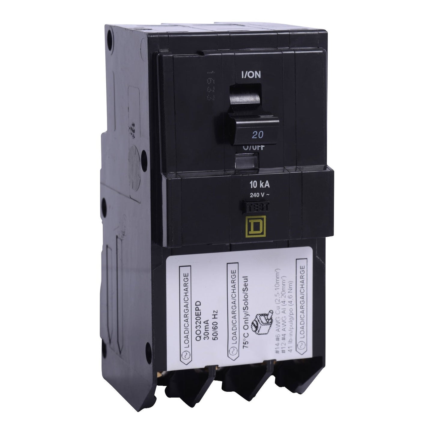 Square D QO320EPD | QOB Series QOB 120V 20A