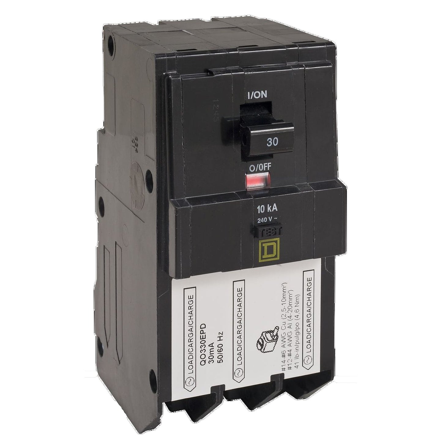 QO330EPD - Square D Plug-In 120V 30A 3 pole circuit breaker 10kA@120V - Essential Electric Supply