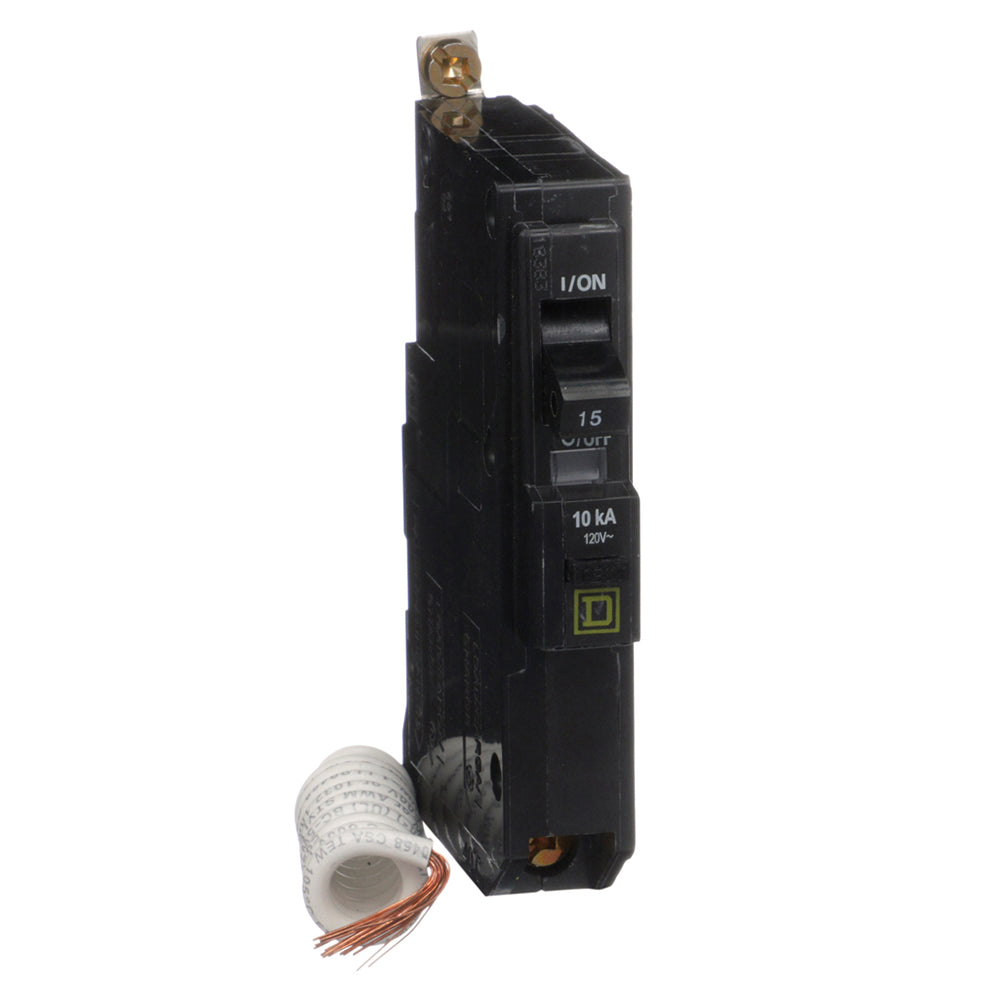 Square D QOB115EPD Circuit Breaker | 120V 15A 1P 10kA@120V Bolt-On QOB Series