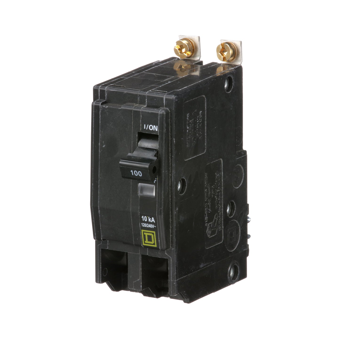 Square D QOB2100 Circuit Breaker | 120/240V 100A 2P 10kA@120V Bolt-On QOB Series