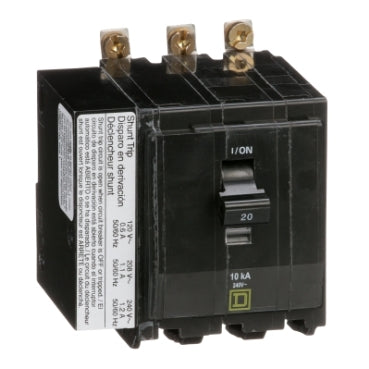 QOB3201021 Square D Molded Case Circuit Breaker QOB Series 20A 240V - Essential Electric Supply