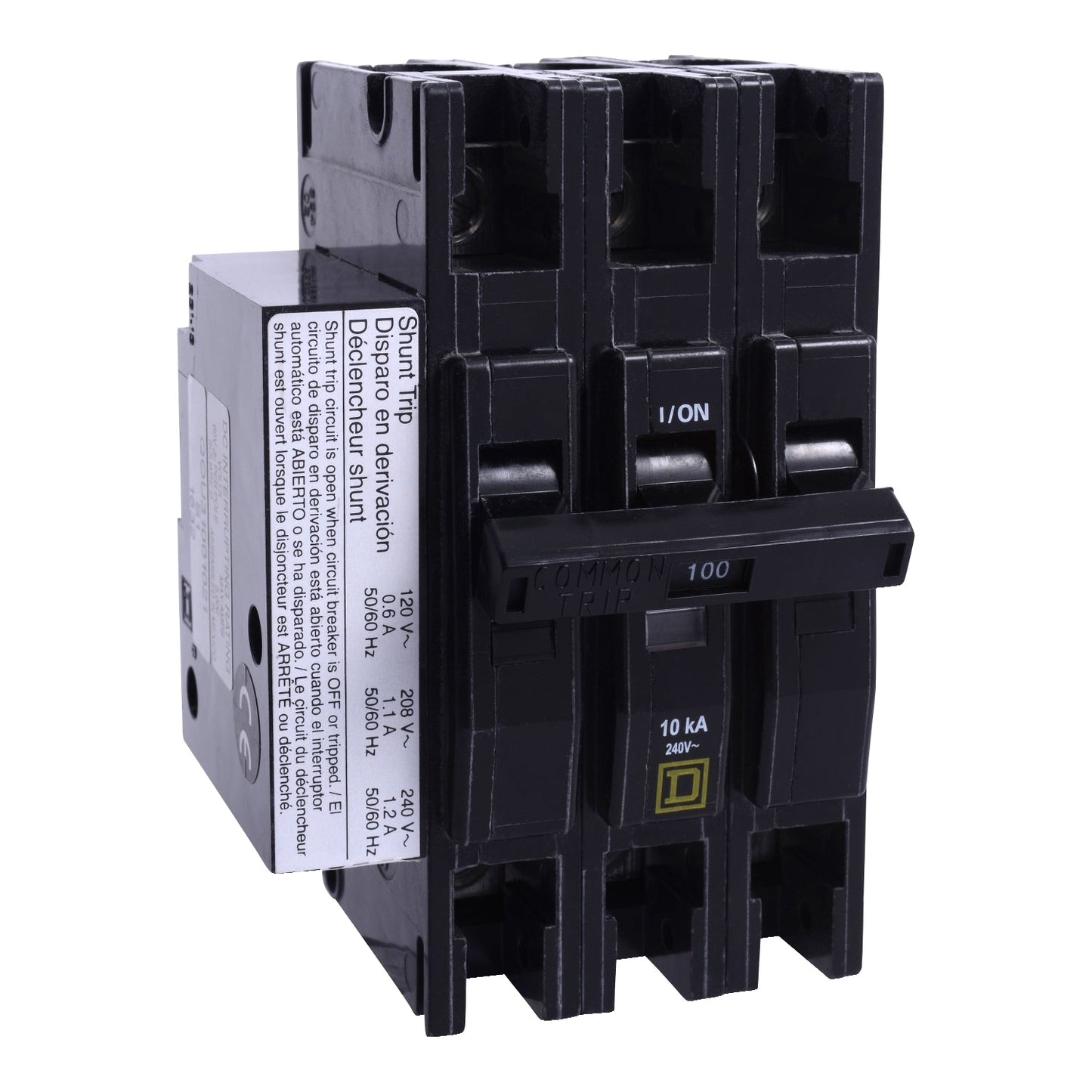 Square D QOU3301042 Circuit Breaker | 240V 30A 3P 10kA@240V Bolt-On QOU Series