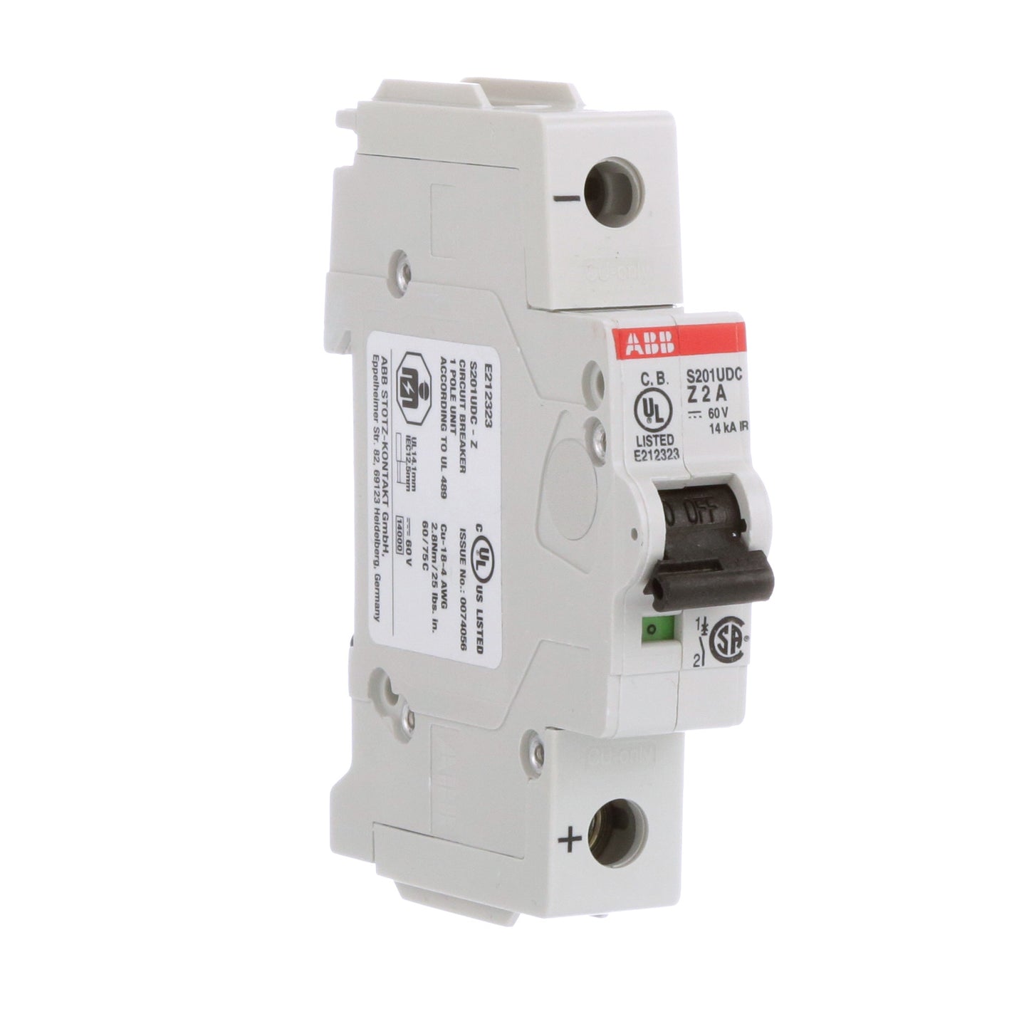 ABB S201UDC-Z2 Circuit Breaker | Molded Case