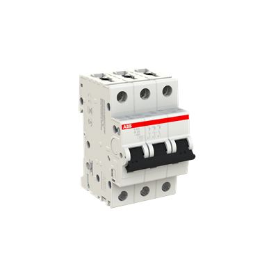 ABB S203-B25 Circuit Breaker | 480V 25A 3P 6kA@480V Feed-Thru S 200 Series