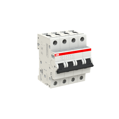 ABB S204-K10 Circuit Breaker | 480V 10A 4P 6kA@480V Feed-Thru S 200 Series