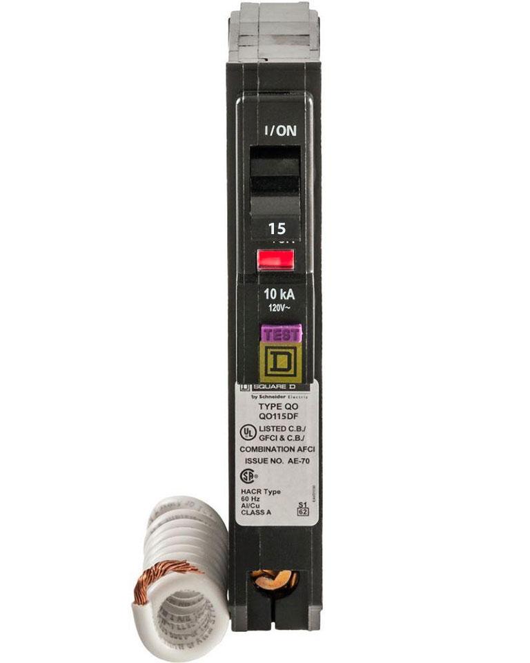 Square D QO115DF Circuit Breaker | QO SEries QO-DF 120V 15A