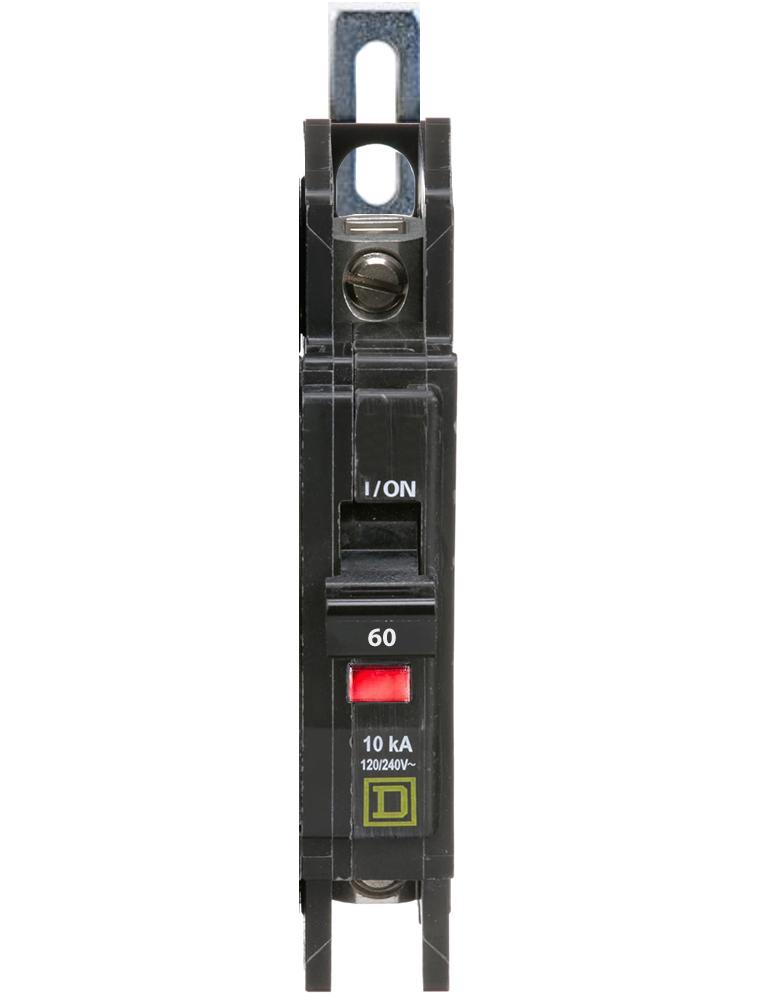 Square D QOU160 Circuit Breaker | 120/240V 60A 1P 10kA@120V Unit Mount QOU Series