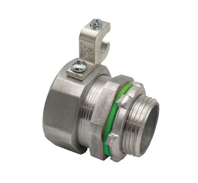 ACP ST50LA Electrical Fittings Liquidtight Connectors Aluminum Straight Connector 1/2 IN