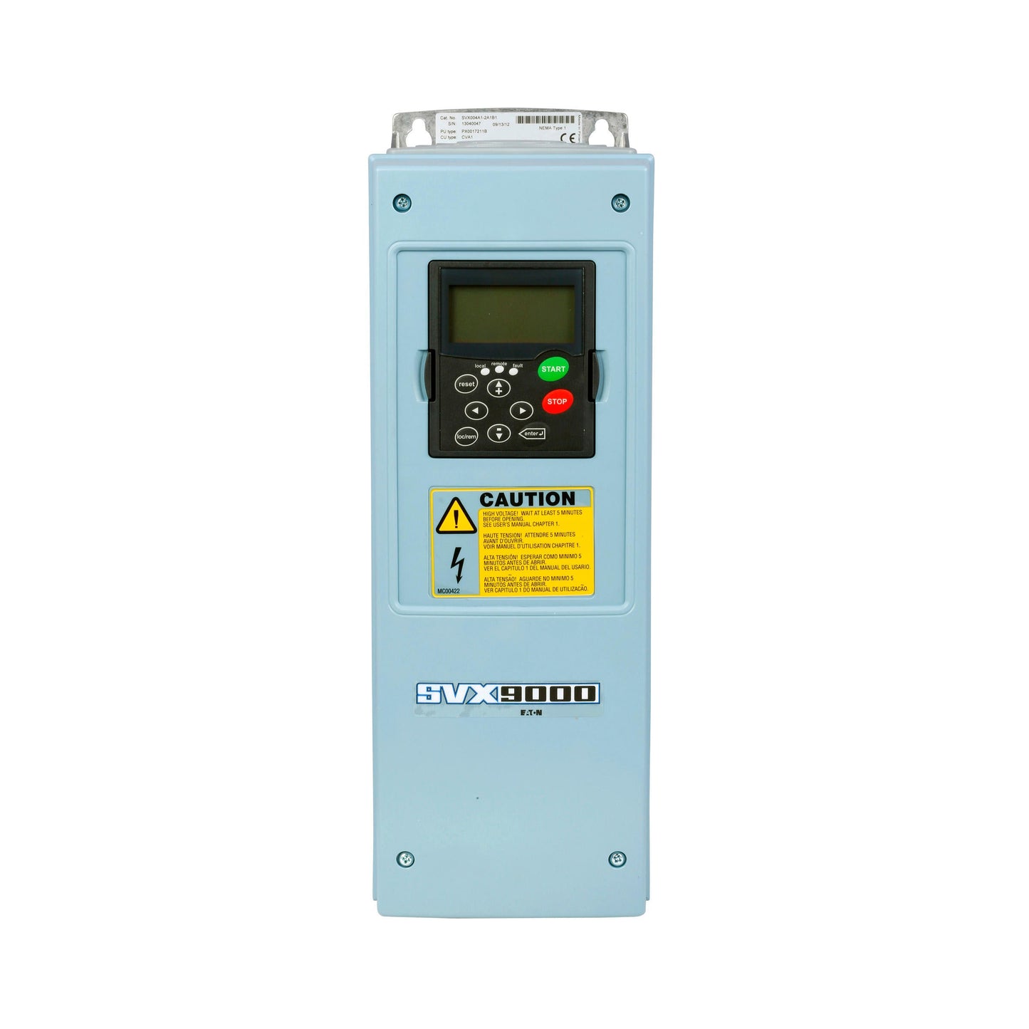 Eaton SVX015A2-2A1B1 Drive | 230 V 48 A 15 hp NEMA 12/IP54 SVX