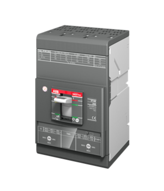 ABB XT4HU3175AFF000XXX Circuit Breaker | 600V 175A 3P 65kA@480V Bolt-On SACE Tmax XT