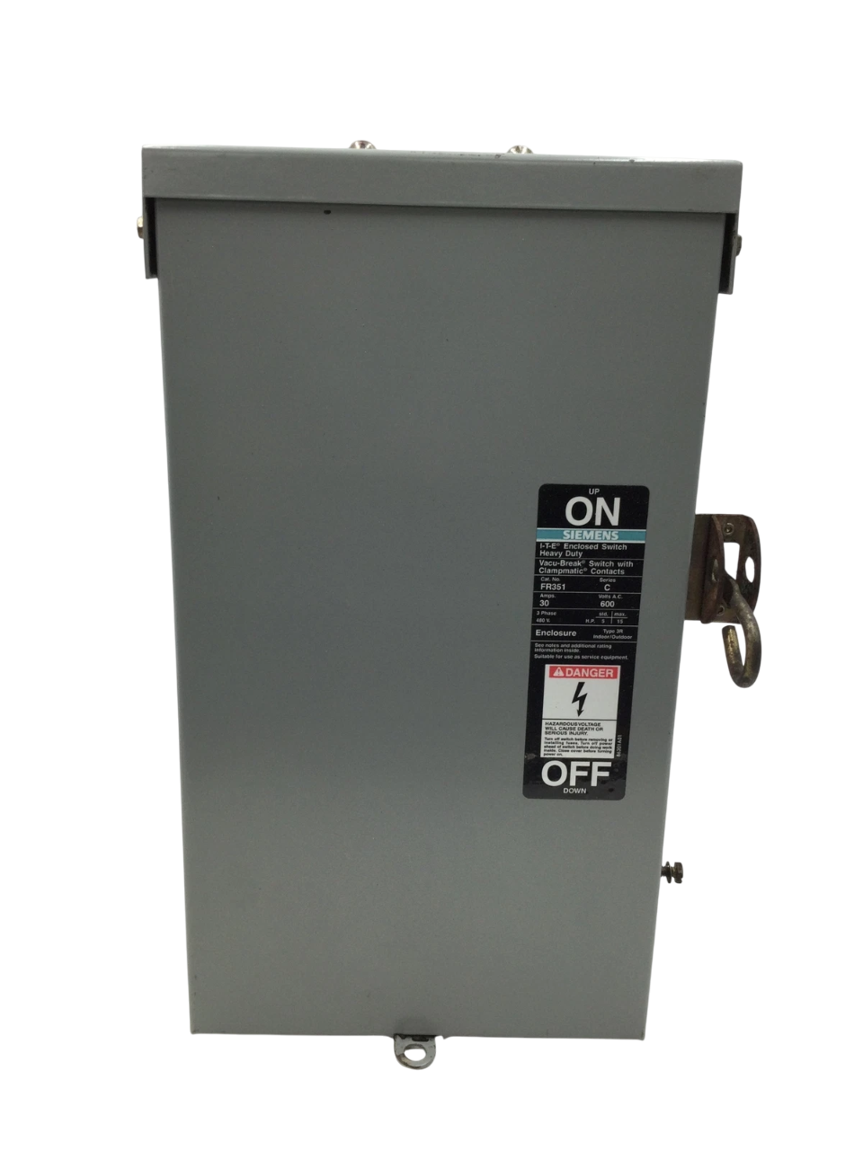 ITE FR351 Switch | 3P 480V 30A 3 Phase Vacu-Break